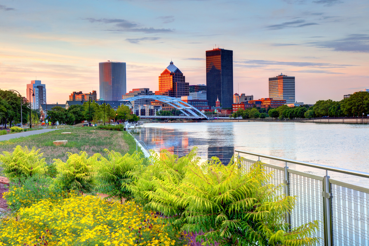 Panoramic Image of Rochester, NY